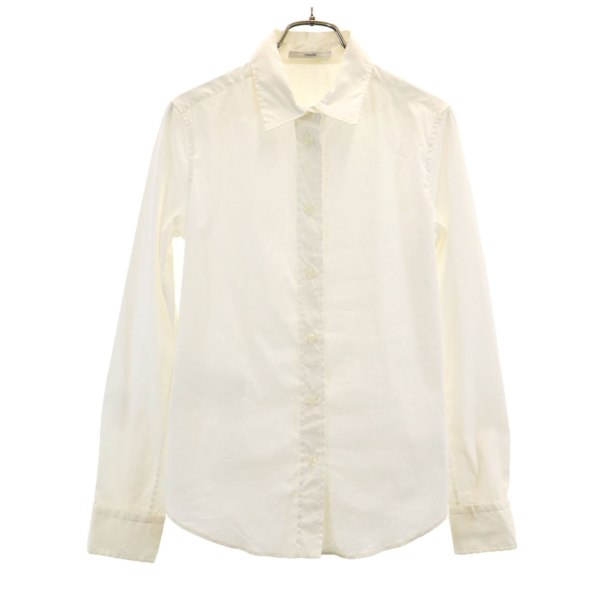 PRADA 2007 Long Sleeve Button-Up White Size 38