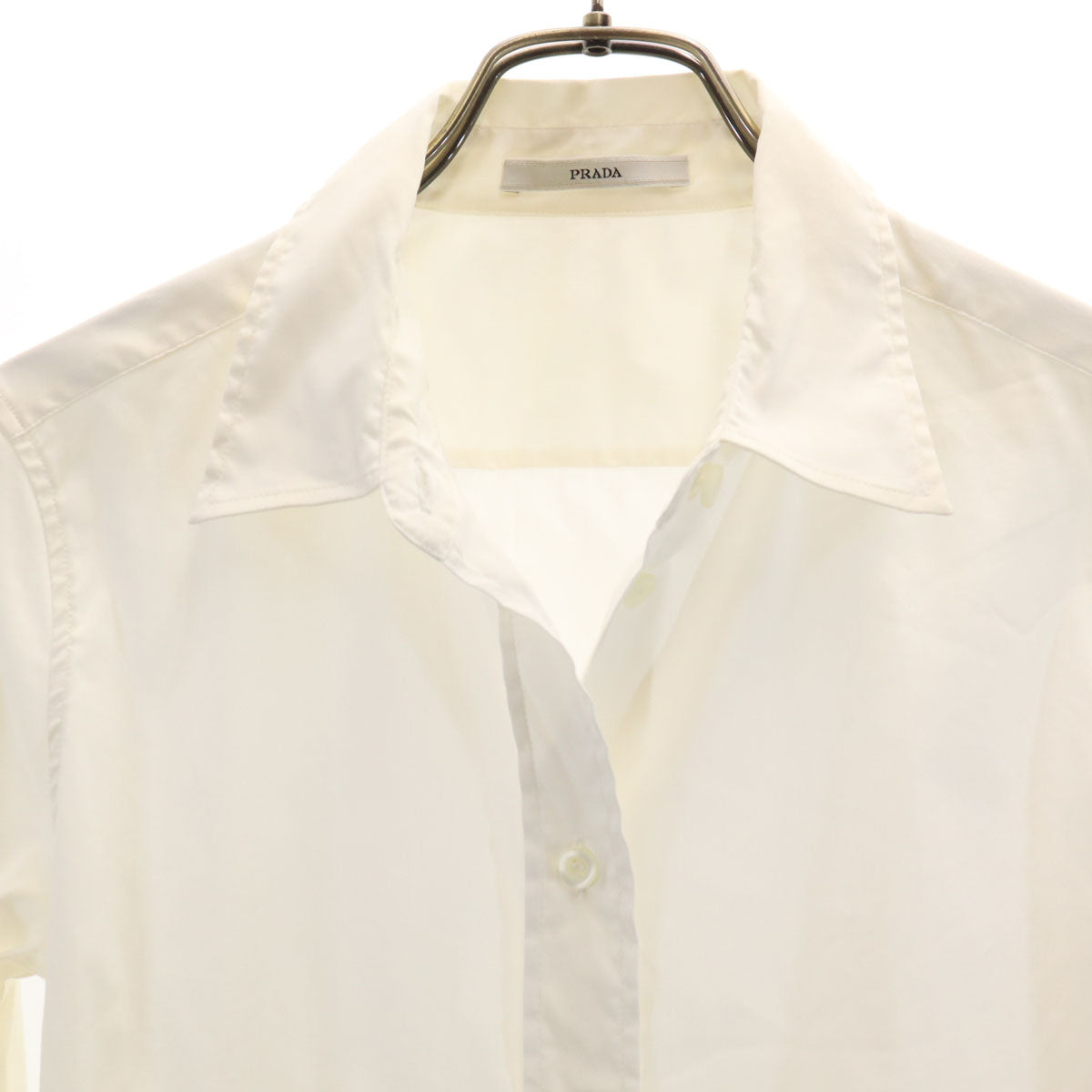 PRADA 2007 Long Sleeve Button-Up White Size 38