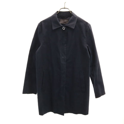 PRADA Stand Collar Coat Navy Size 40