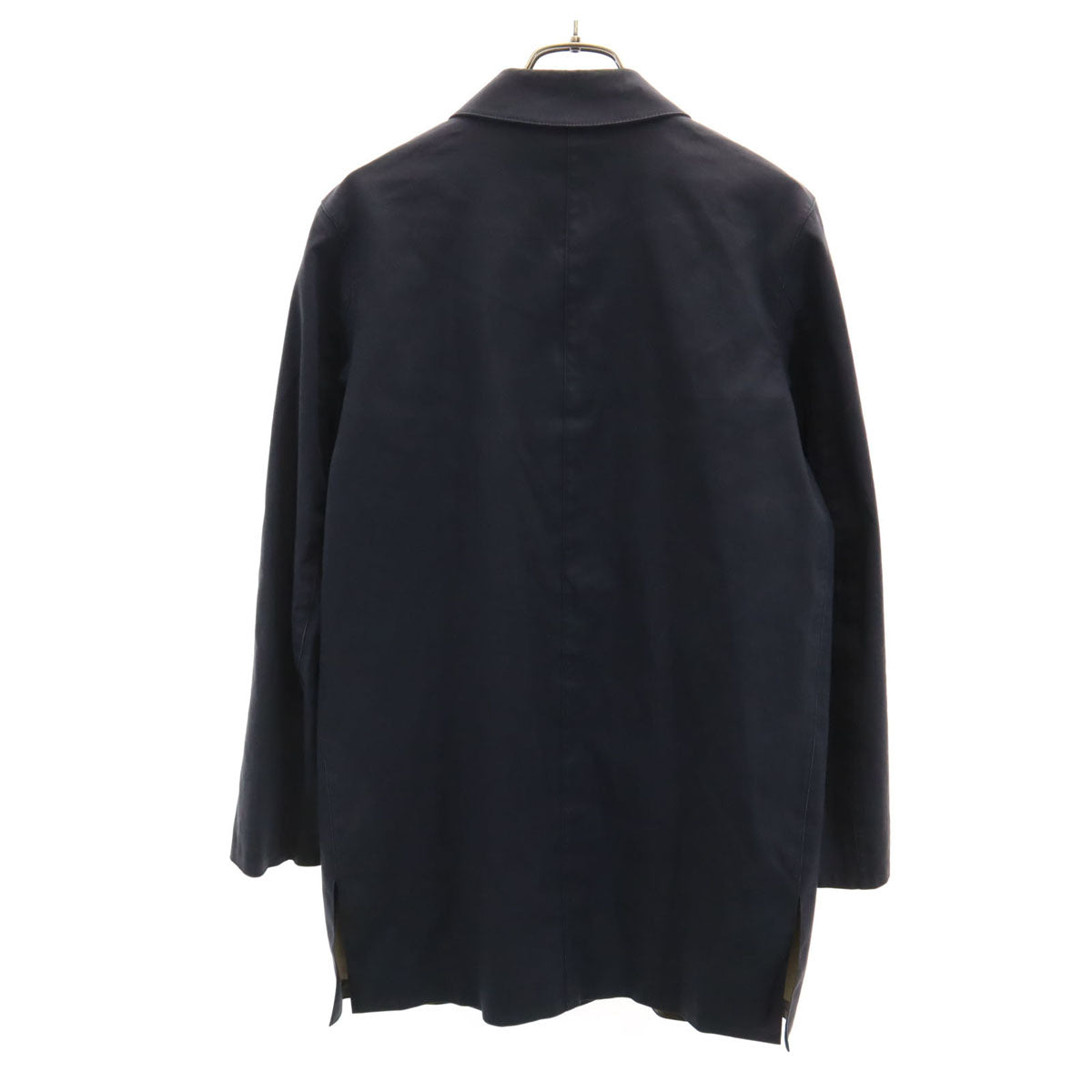 PRADA Stand Collar Coat Navy Size 40