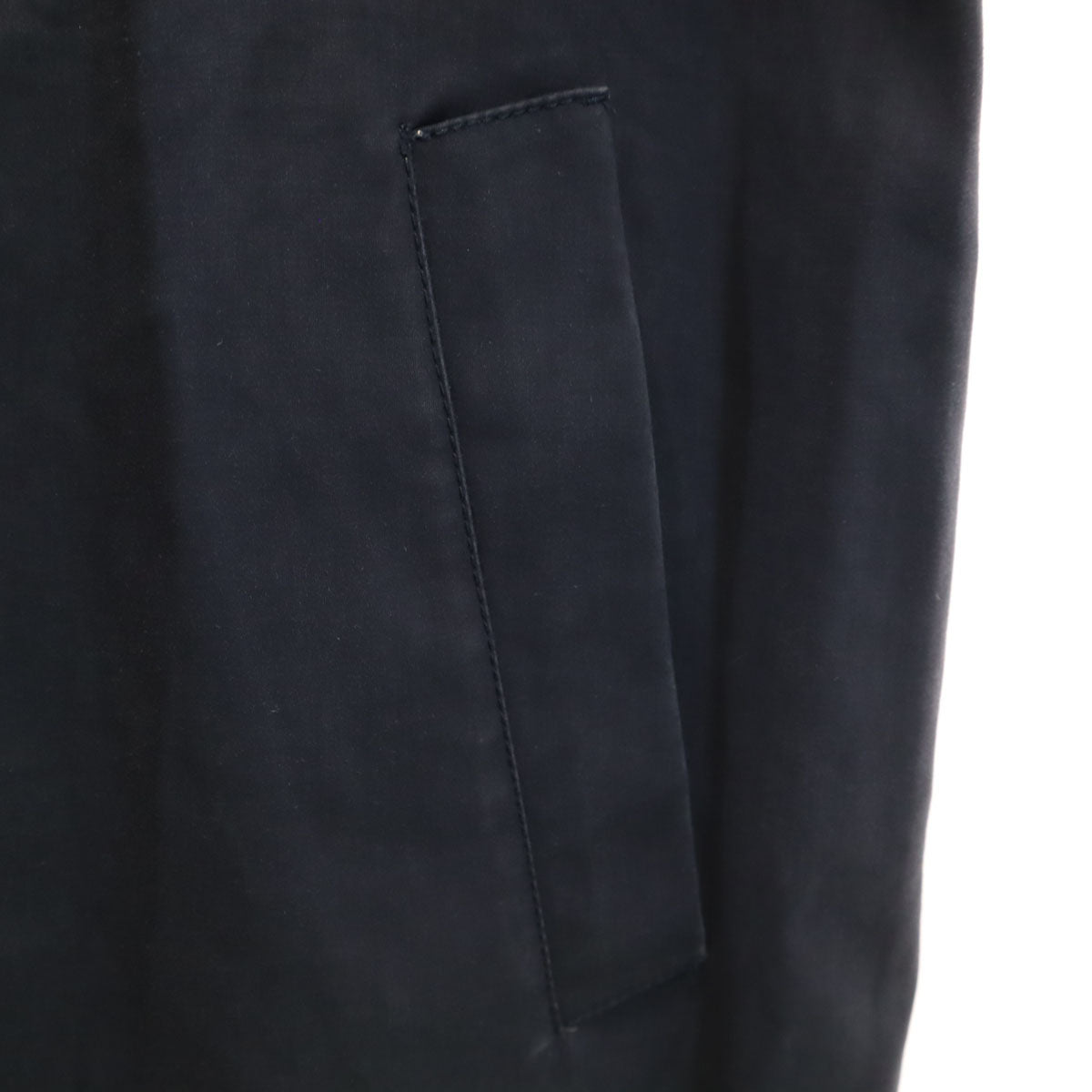 PRADA Stand Collar Coat Navy Size 40