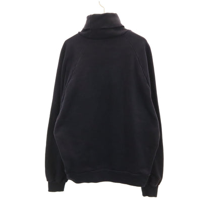 PRADA Italian Turtleneck Sweatshirt Black Size M