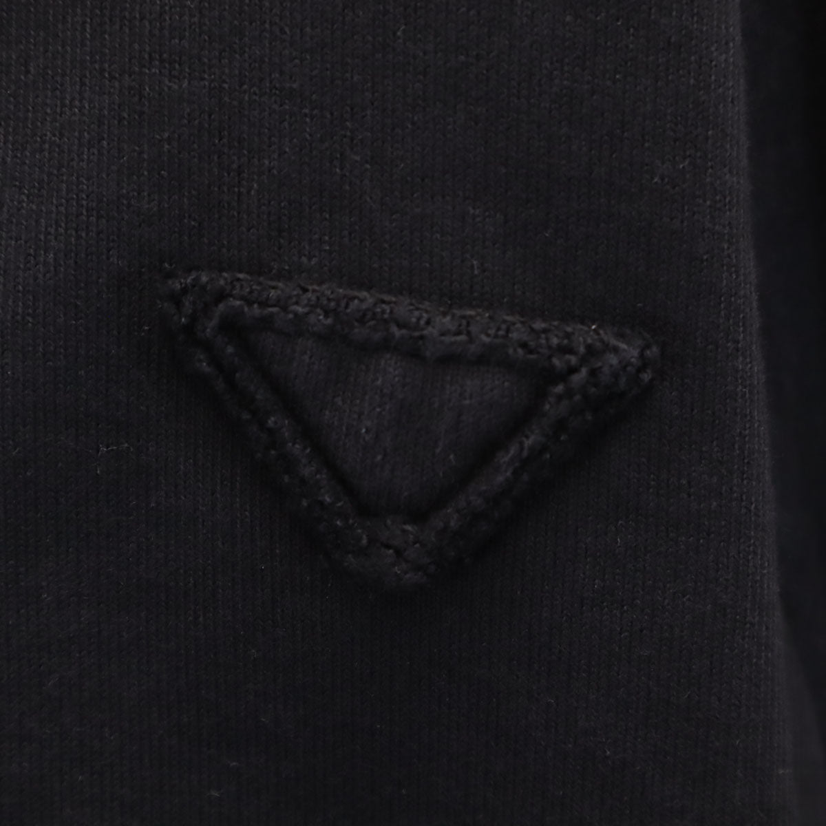 PRADA Italian Turtleneck Sweatshirt Black Size M