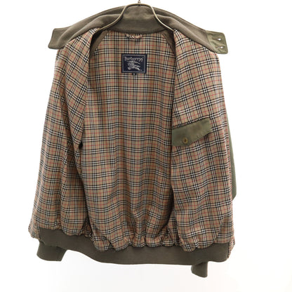 Burberrys 90s Iridescent Harrington Jacket Khaki Size M