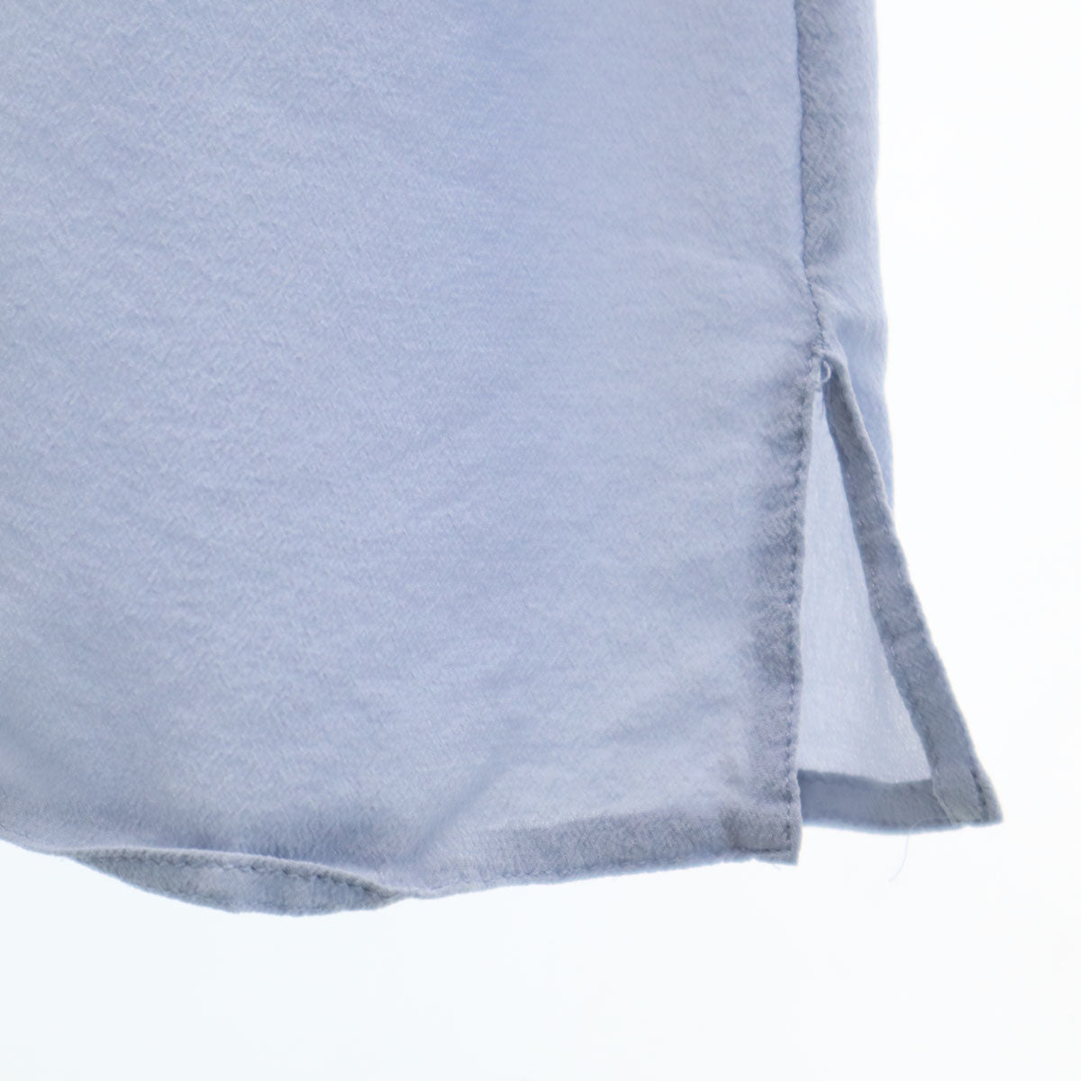 PRADA Blue Gray 3/4 Sleeve Blouse Size 40