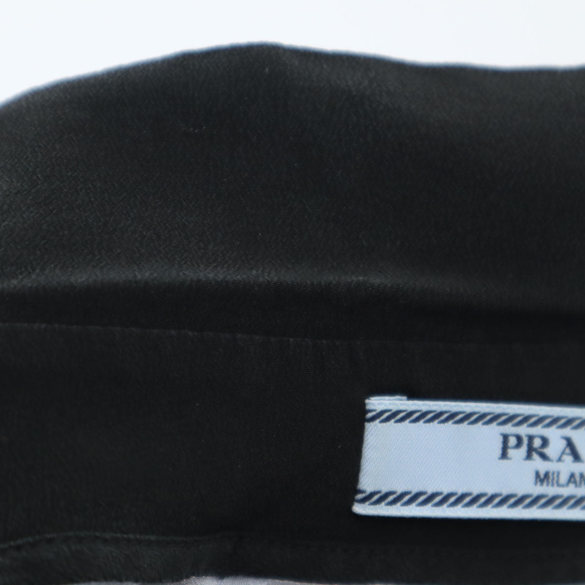 PRADA Blue Gray 3/4 Sleeve Blouse Size 40
