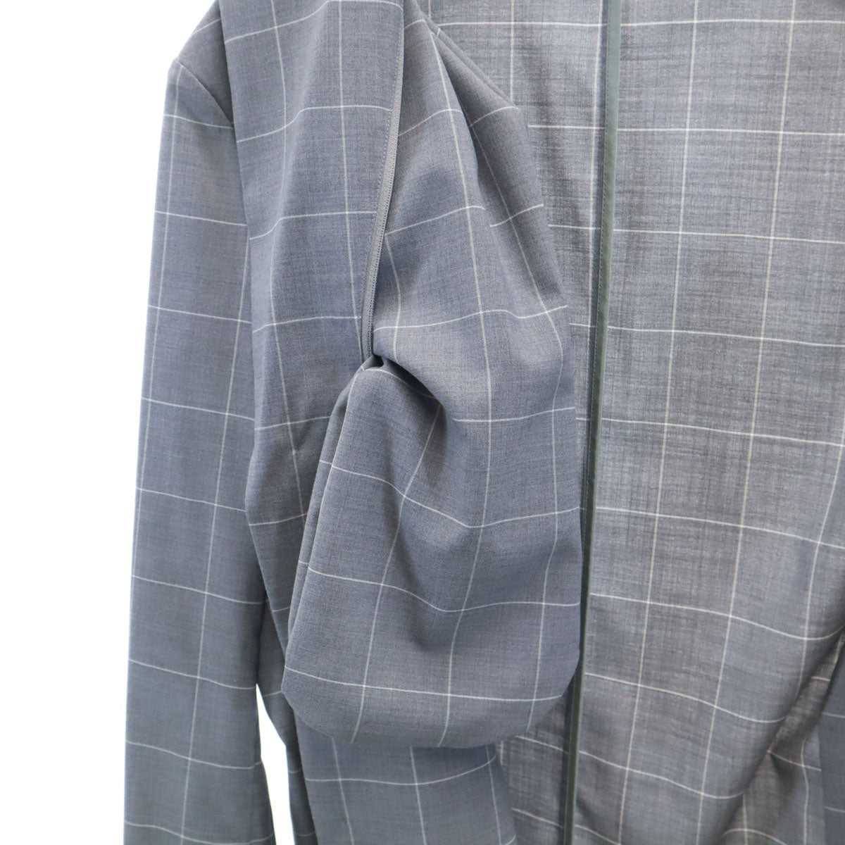 uniform experiment 20SS Windowpane Check Blazer Gray Size 3