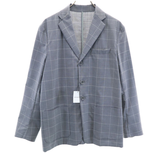 uniform experiment 20SS Windowpane Check Blazer Gray Size 1