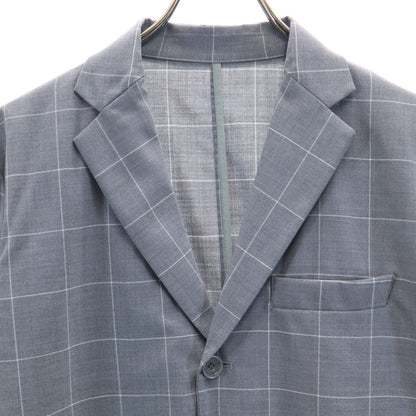 uniform experiment 20SS Windowpane Check Blazer Gray Size 1