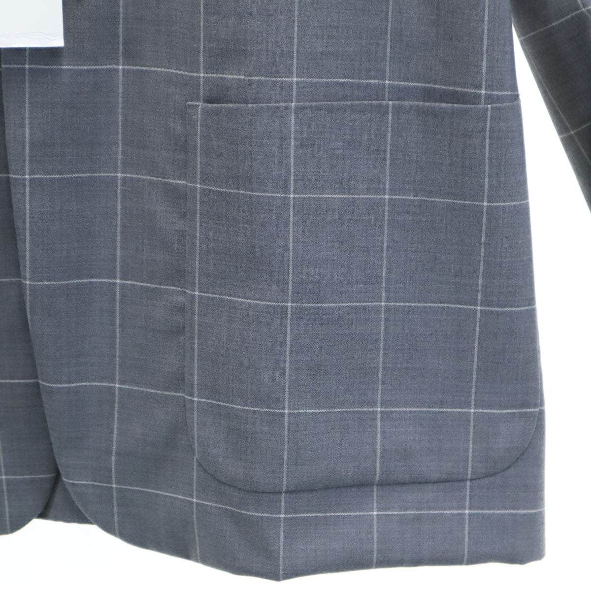 uniform experiment 20SS Windowpane Check Blazer Gray Size 1