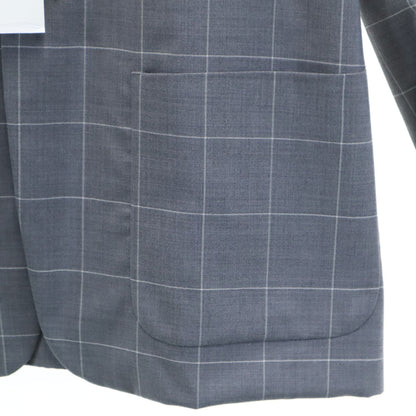 uniform experiment 20SS Windowpane Check Blazer Gray Size 1