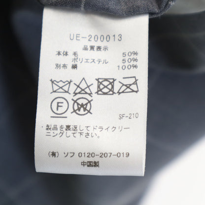 uniform experiment 20SS Windowpane Check Blazer Gray Size 1