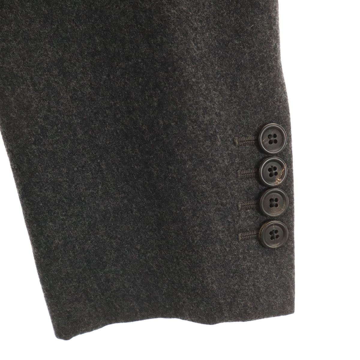 PRADA Italian Tailored Blazer Charcoal Gray Size S