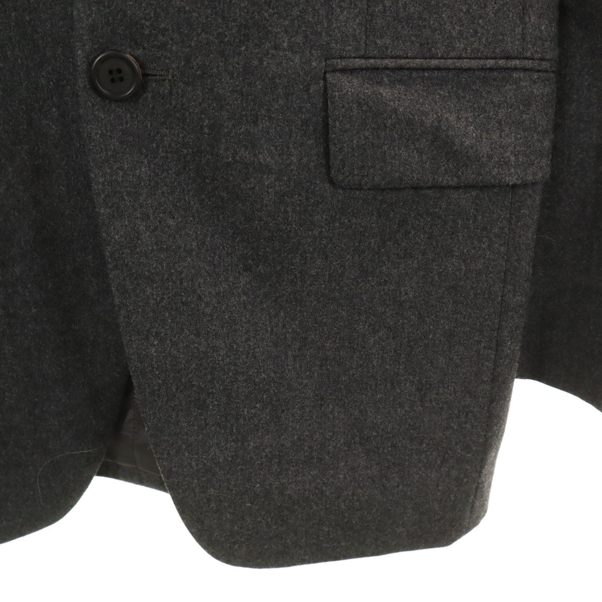 PRADA Italian Tailored Blazer Charcoal Gray Size S