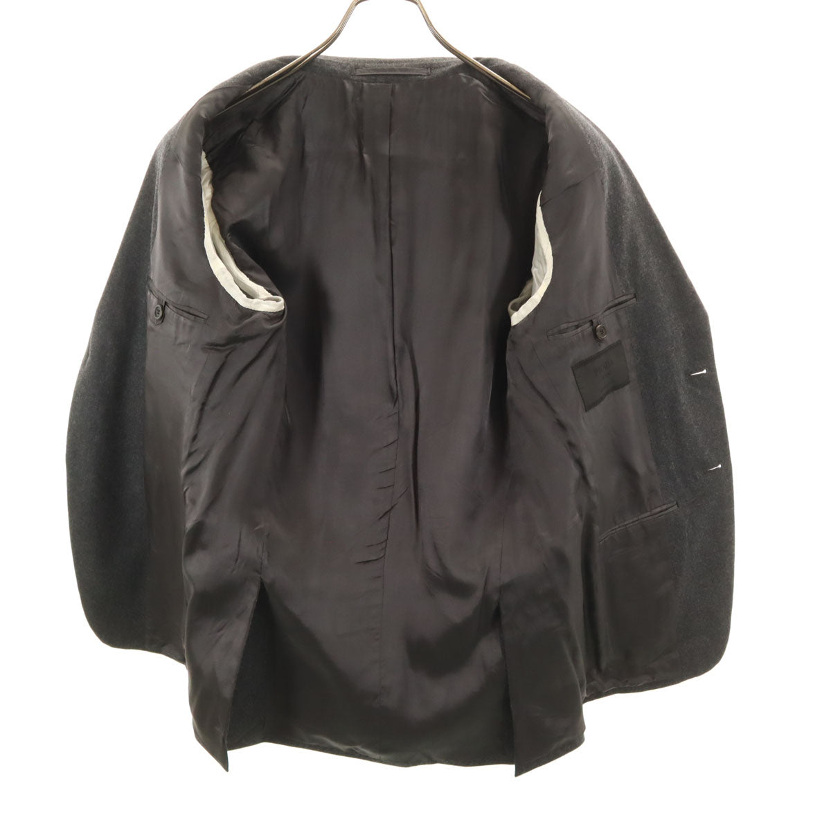 PRADA Italian Tailored Blazer Charcoal Gray Size S