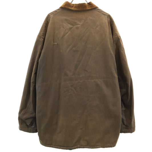 SURPLUS GOUJON 70s 80s Vintage Oiled Jacket Brown Size XL