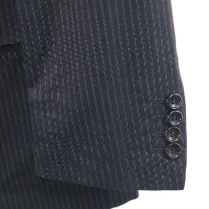 GUCCI Swiss Made Striped Blazer Charcoal Size 48
