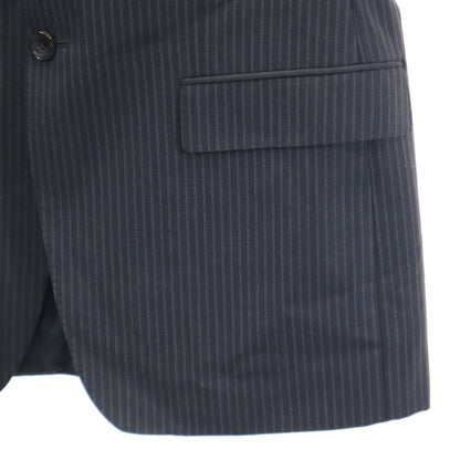 GUCCI Swiss Made Striped Blazer Charcoal Size 48