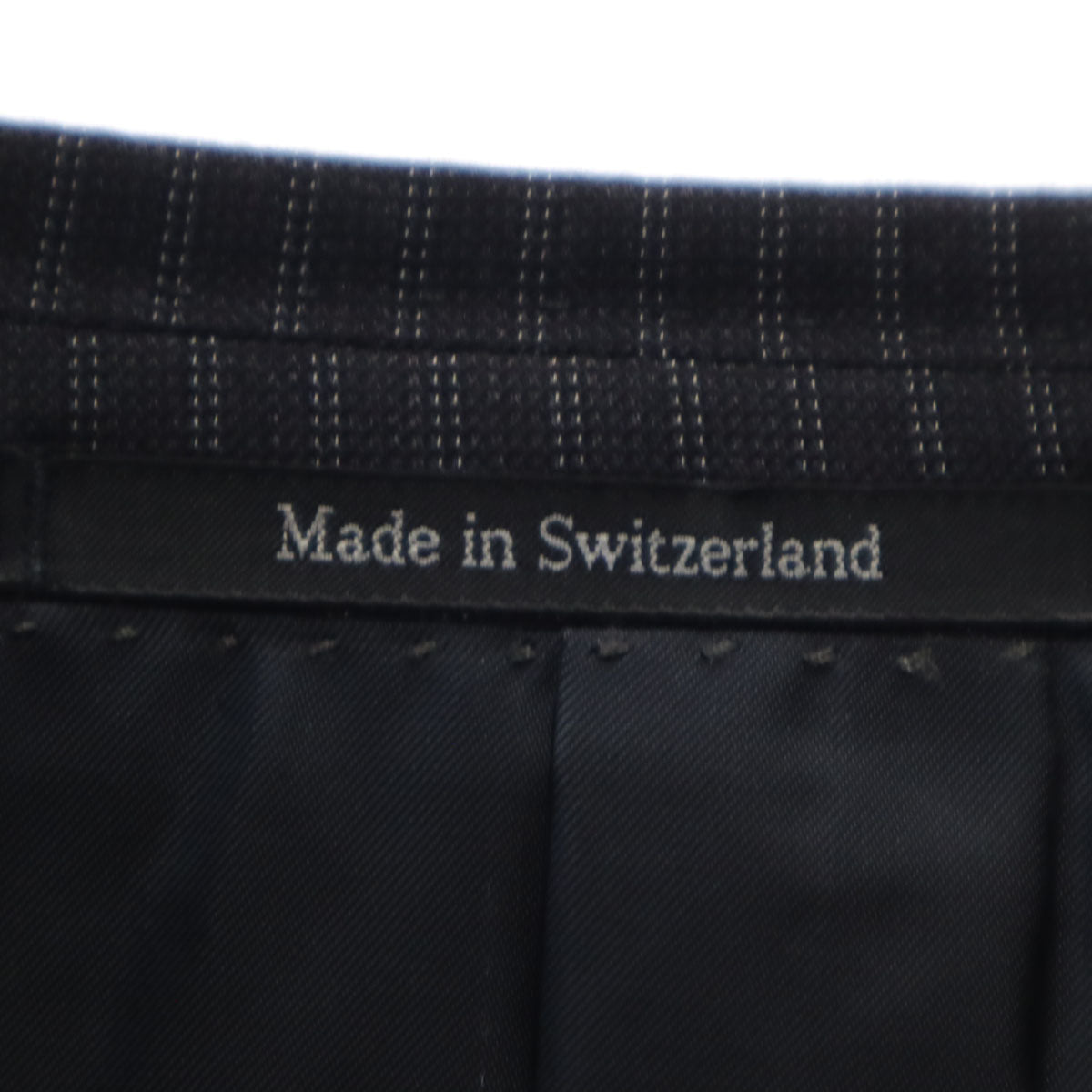 GUCCI Swiss Made Striped Blazer Charcoal Size 48