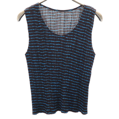 PLEATS PLEASE 90s Striped Pleated Dark Brown Size JP 3