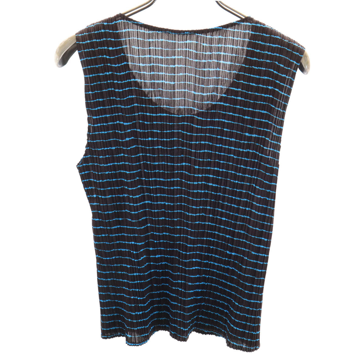 PLEATS PLEASE 90s Striped Pleated Dark Brown Size JP 3