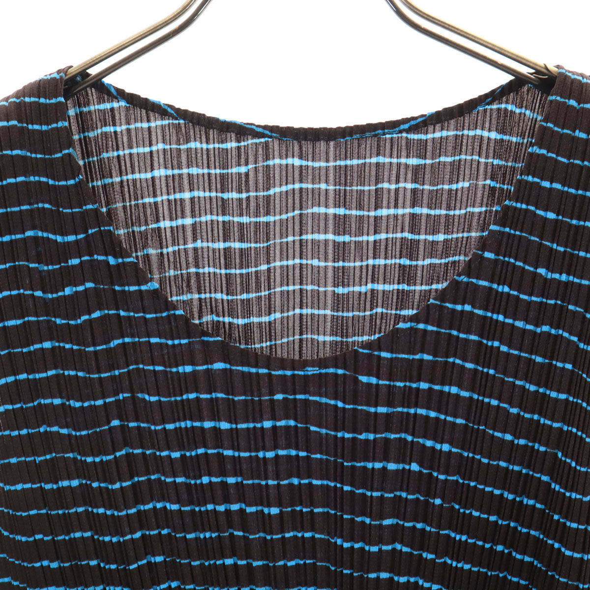 PLEATS PLEASE 90s Striped Pleated Dark Brown Size JP 3