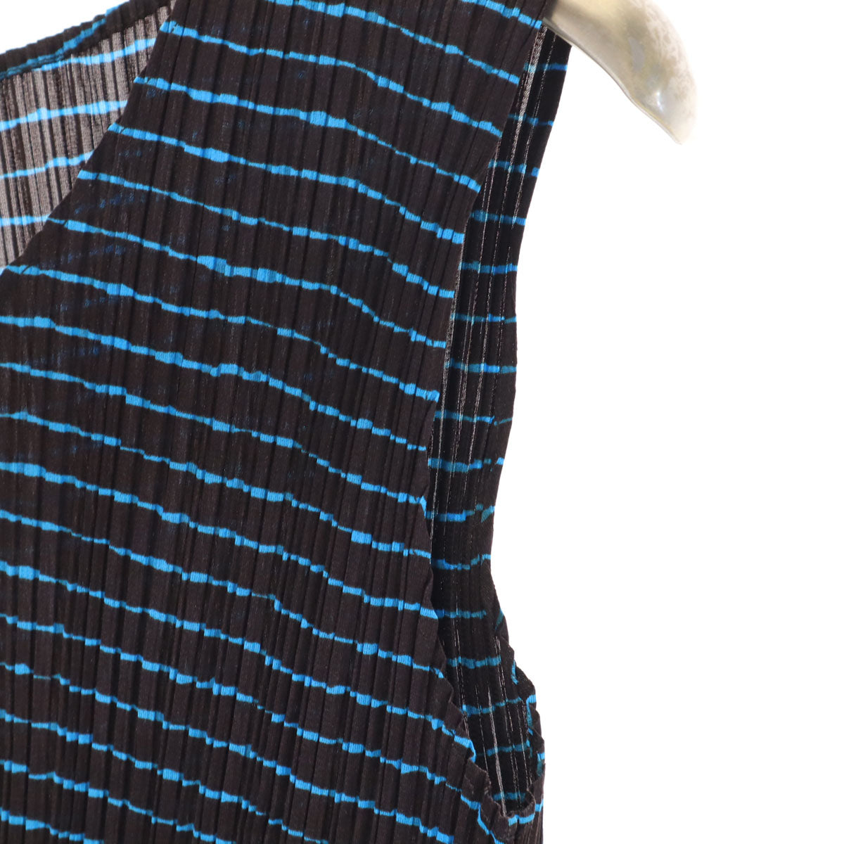 PLEATS PLEASE 90s Striped Pleated Dark Brown Size JP 3