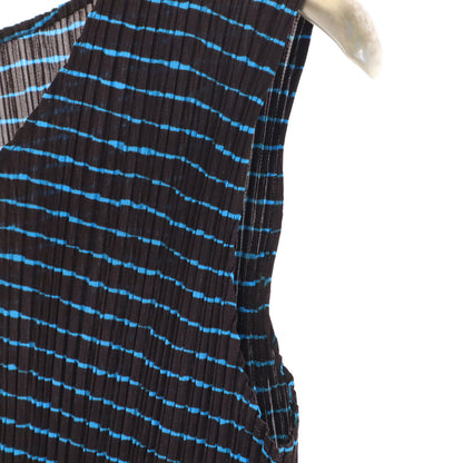 PLEATS PLEASE 90s Striped Pleated Dark Brown Size JP 3