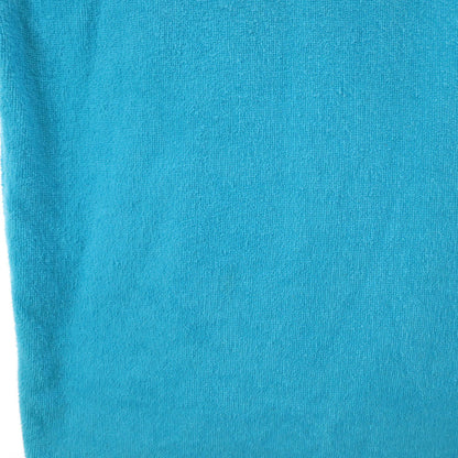 GUCCI 80s Vintage Italian Terry Blazer Light Blue Size 50