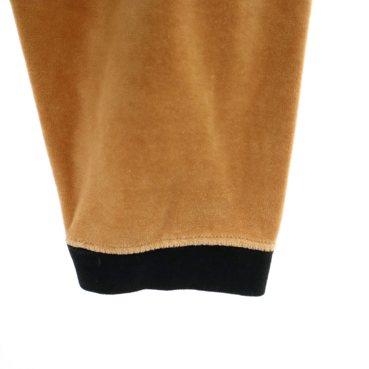 FENDI 90s Made in Italy Velour Half-Zip Polo Brown Size 40