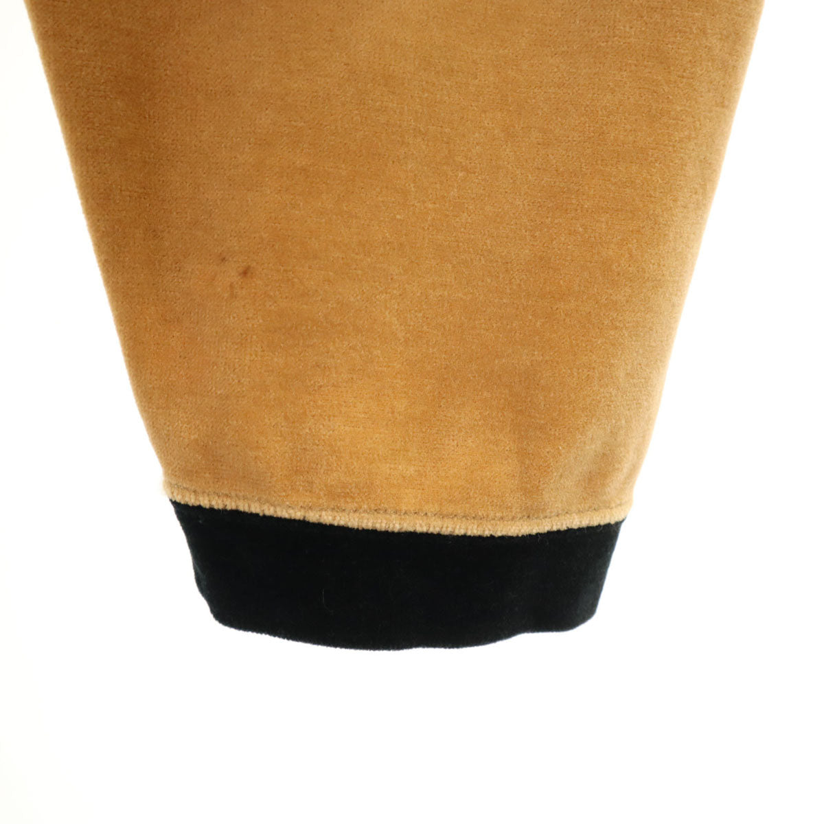 FENDI 90s Made in Italy Velour Half-Zip Polo Brown Size 40