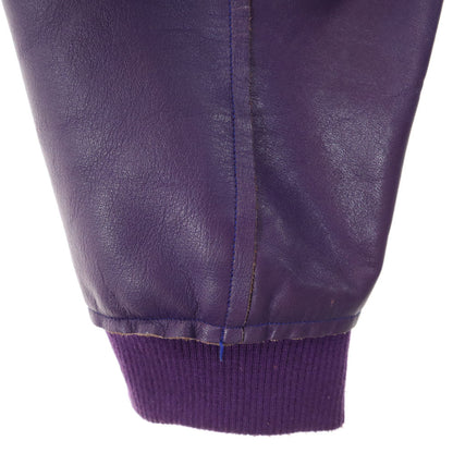 Needles Japan Made Leather Jacket Purple Size XS