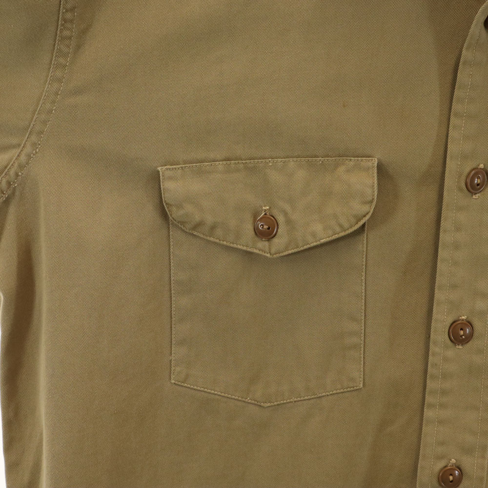 SWEETORR '40s Vintage Gusseted Long Shirt Beige