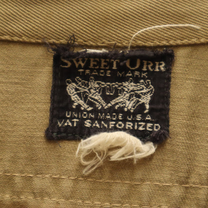 SWEETORR '40s Vintage Gusseted Long Shirt Beige