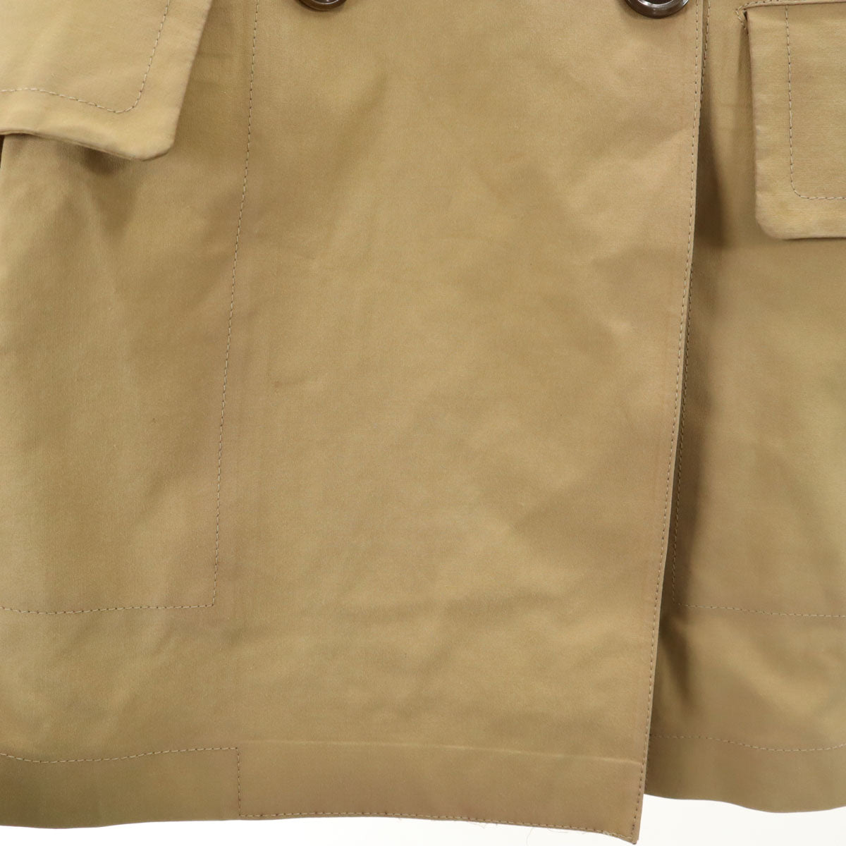LOUIS VUITTON UK Made Trench Coat Beige Size 34