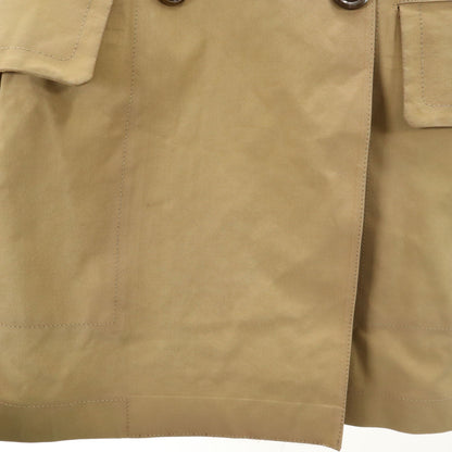 LOUIS VUITTON UK Made Trench Coat Beige Size 34