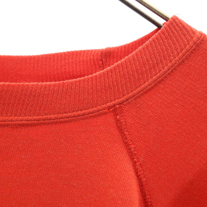 VINTAGE 80s Gaston Lagaffe Raglan Sweatshirt Red Size L