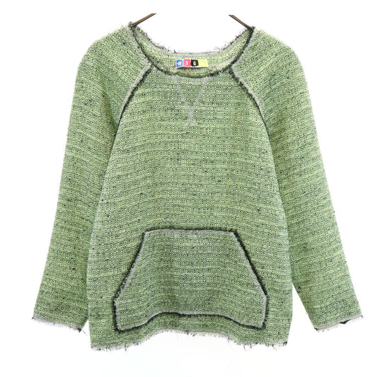 MSGM Italian Made Long Sleeve T-Shirt Green Size 38