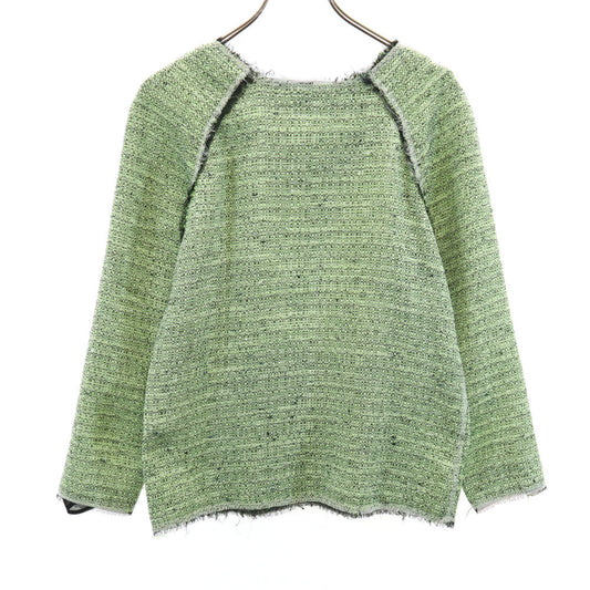 MSGM Italian Made Long Sleeve T-Shirt Green Size 38