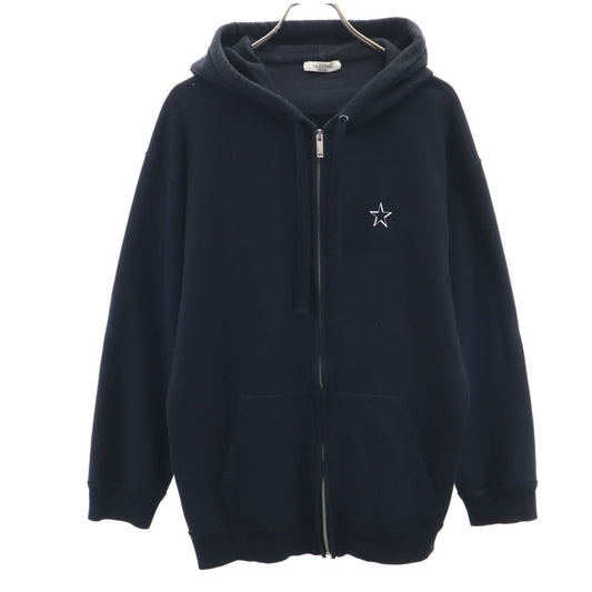 VALENTINO Italian Zip Hoodie Black Size S