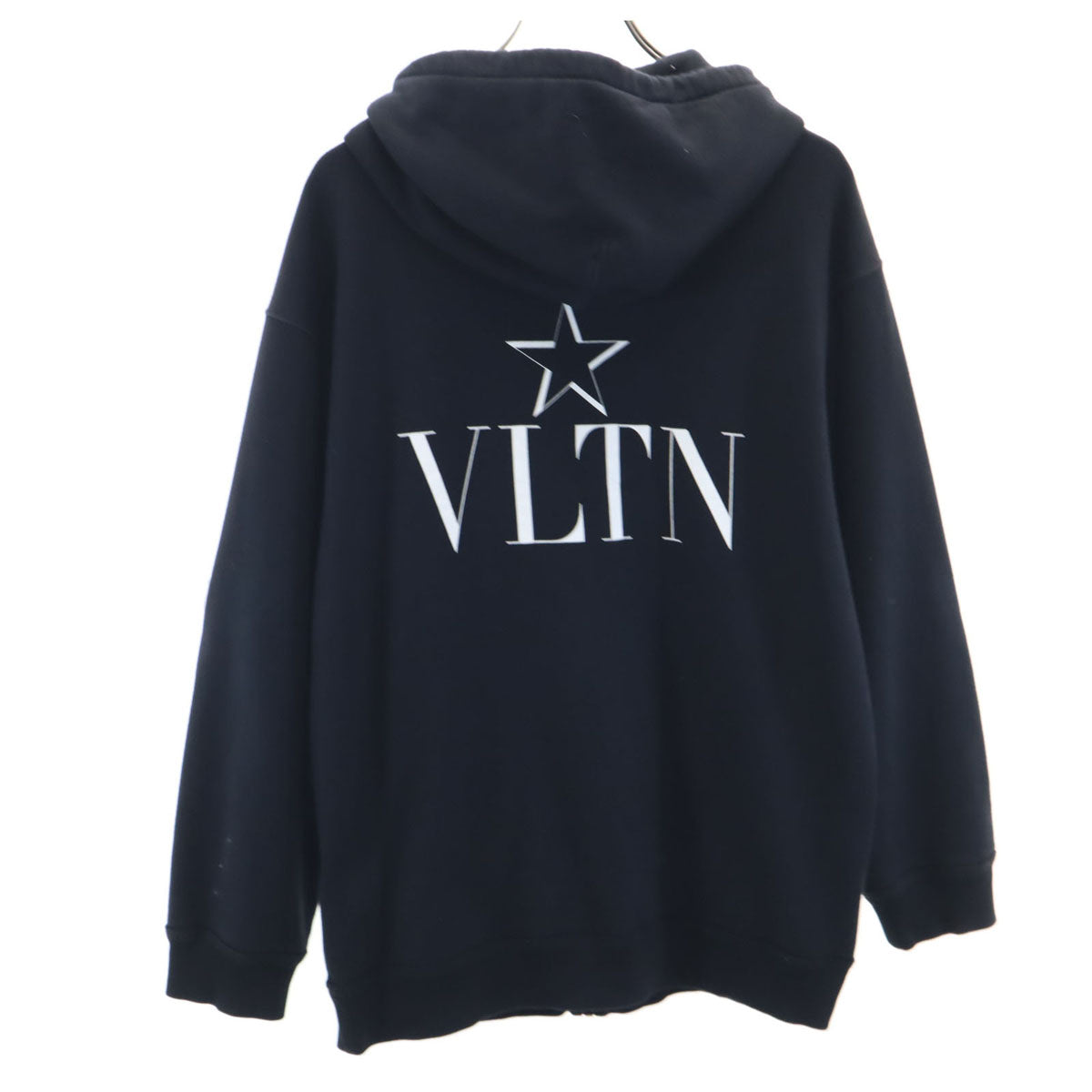 VALENTINO Italian Zip Hoodie Black Size S