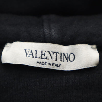 VALENTINO Italian Zip Hoodie Black Size S