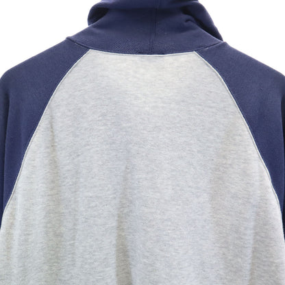 adidas Vintage 70s 80s Trefoil Logo Zip Hoodie Gray Size L