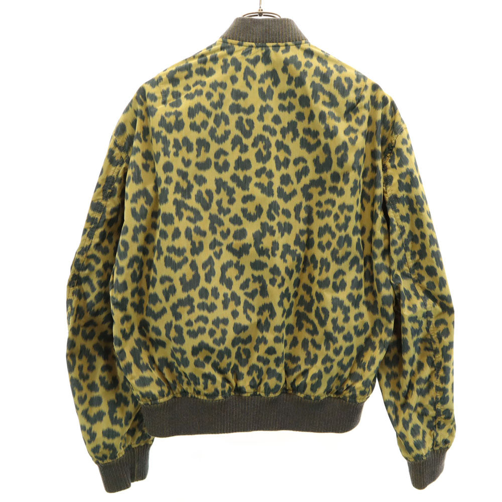 Dior FW23 Italian Leopard Print Jacket Yellow Size 48