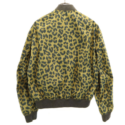 Dior FW23 Italian Leopard Print Jacket Yellow Size 48