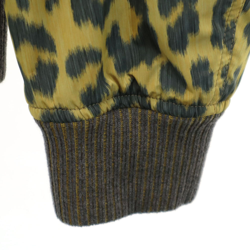 Dior FW23 Italian Leopard Print Jacket Yellow Size 48