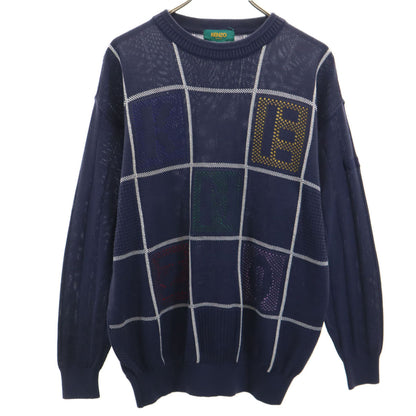 KENZO GOLF 90s Old Long Sleeve Knit Navy Size L
