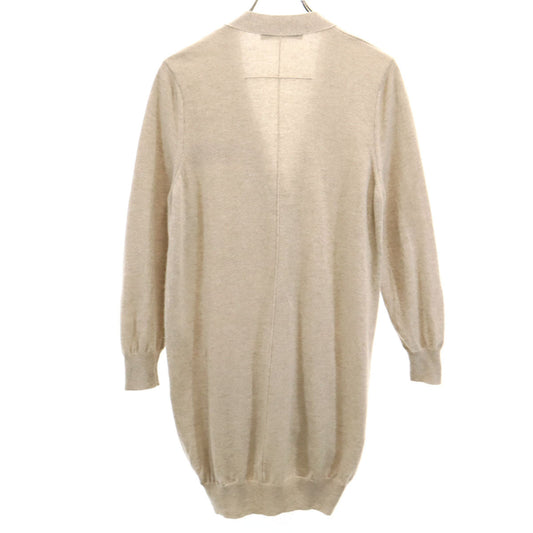 Givenchy Cashmere Blend Long Sleeve Cardigan Beige Size XS