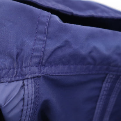 MONCLER Romanian Hooded Belted Coat Blue
