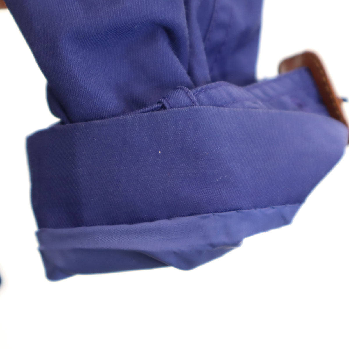 MONCLER Romanian Hooded Belted Coat Blue